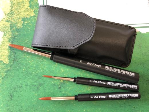 Da Vinci Synthetic Travelling Brush Case (Series 1573) (Set of 3)