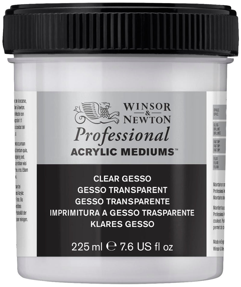 Winsor & Newton Acrylic Clear Gesso (225ml)