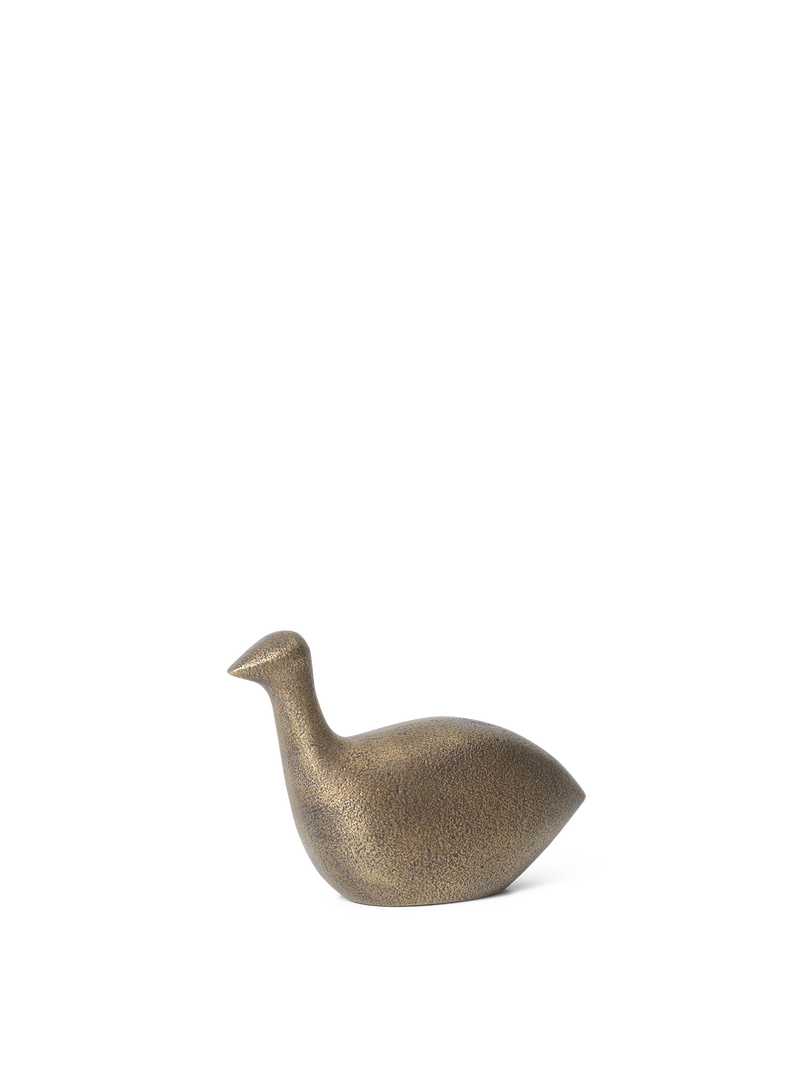 Ferm Living Antique Aluminium Coot Paper Weight