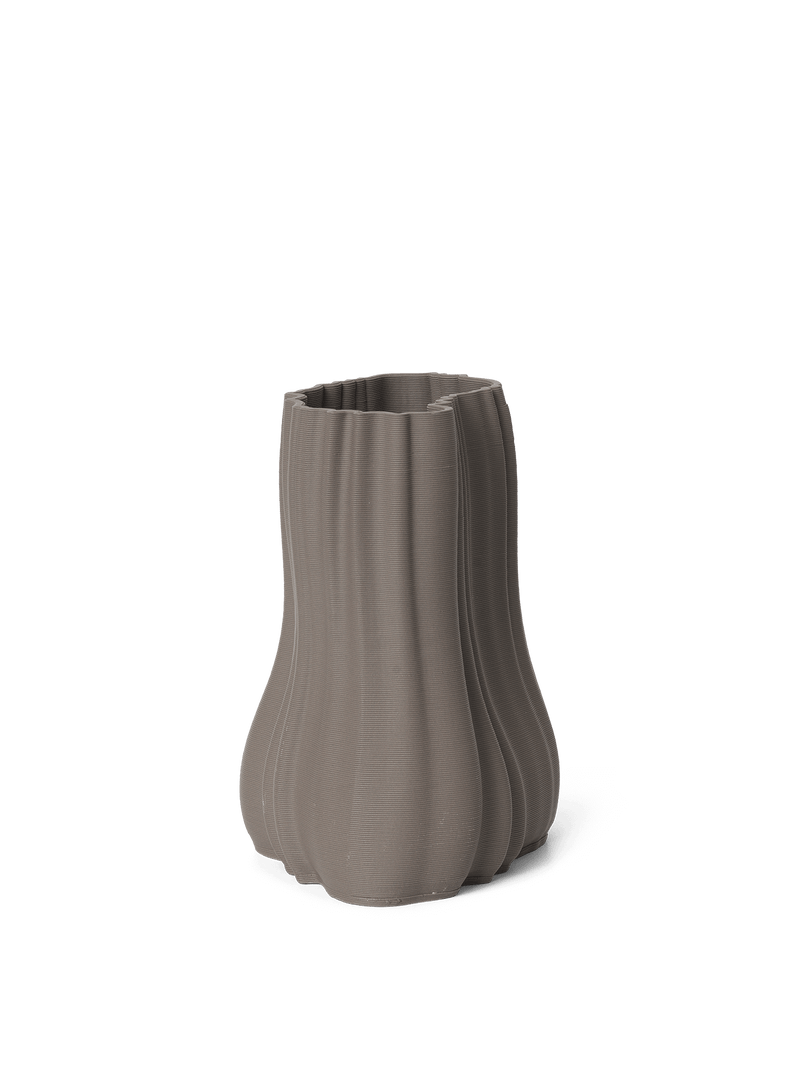 Ferm Living Moire Vase Small - Anthracite