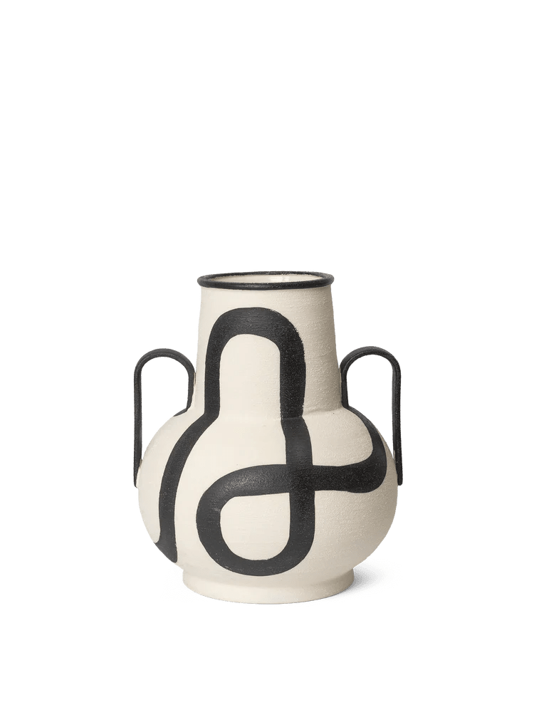 Ferm Living Off-white Trace Vase