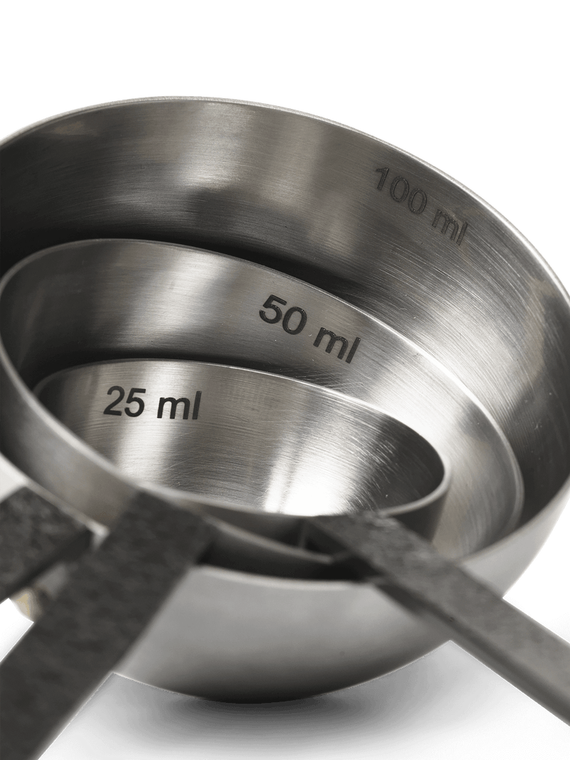 Ferm Living Obra Measuring Spoons - Set of 3 Stainless Steel