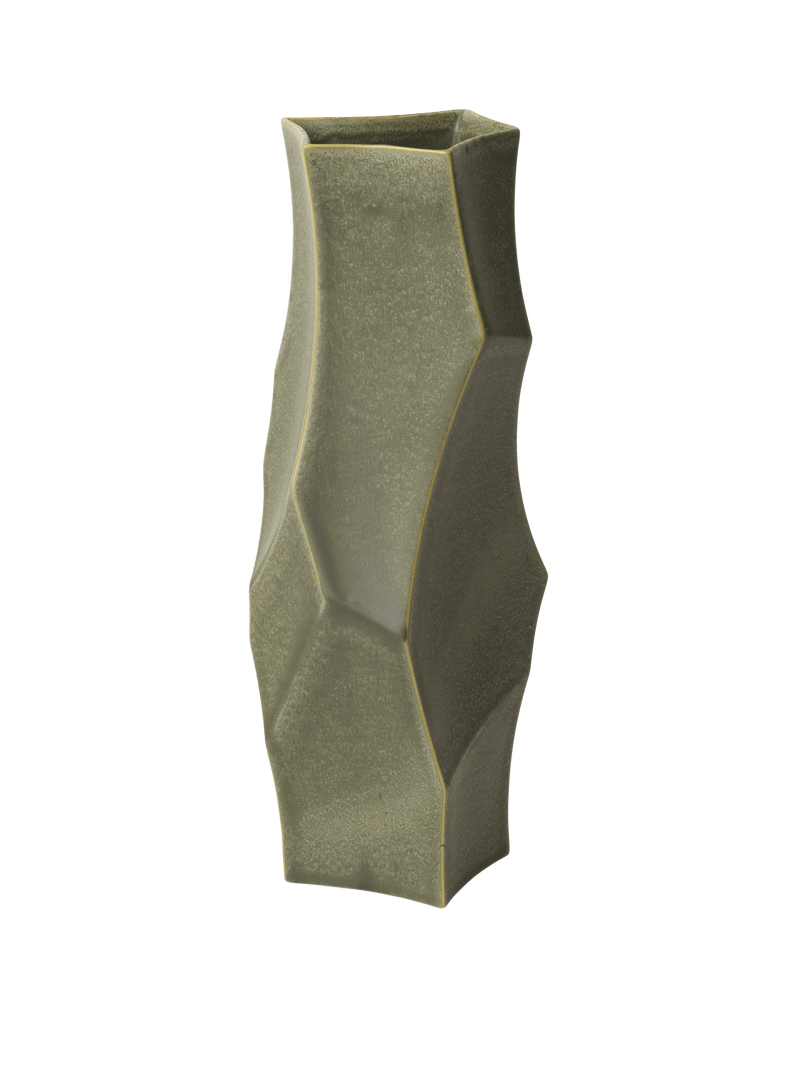 Ferm Living Cueva Vase - Dark Sage