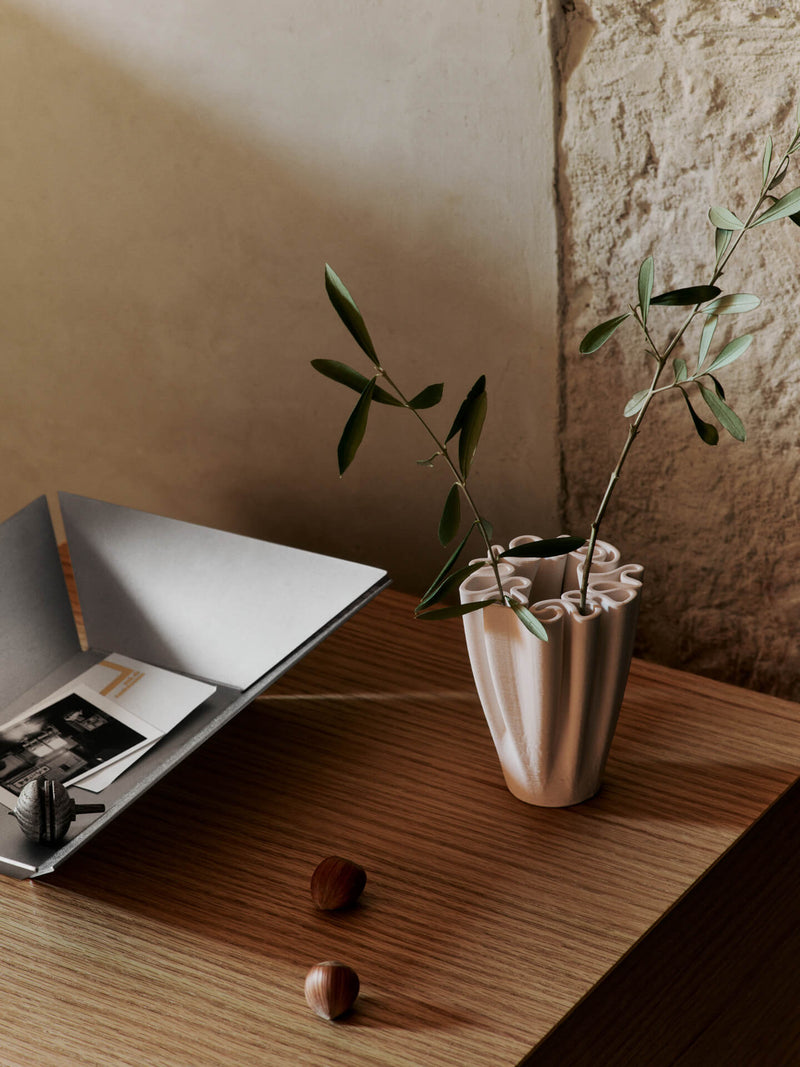 Ferm Living Off - White Dedali Vase Medium