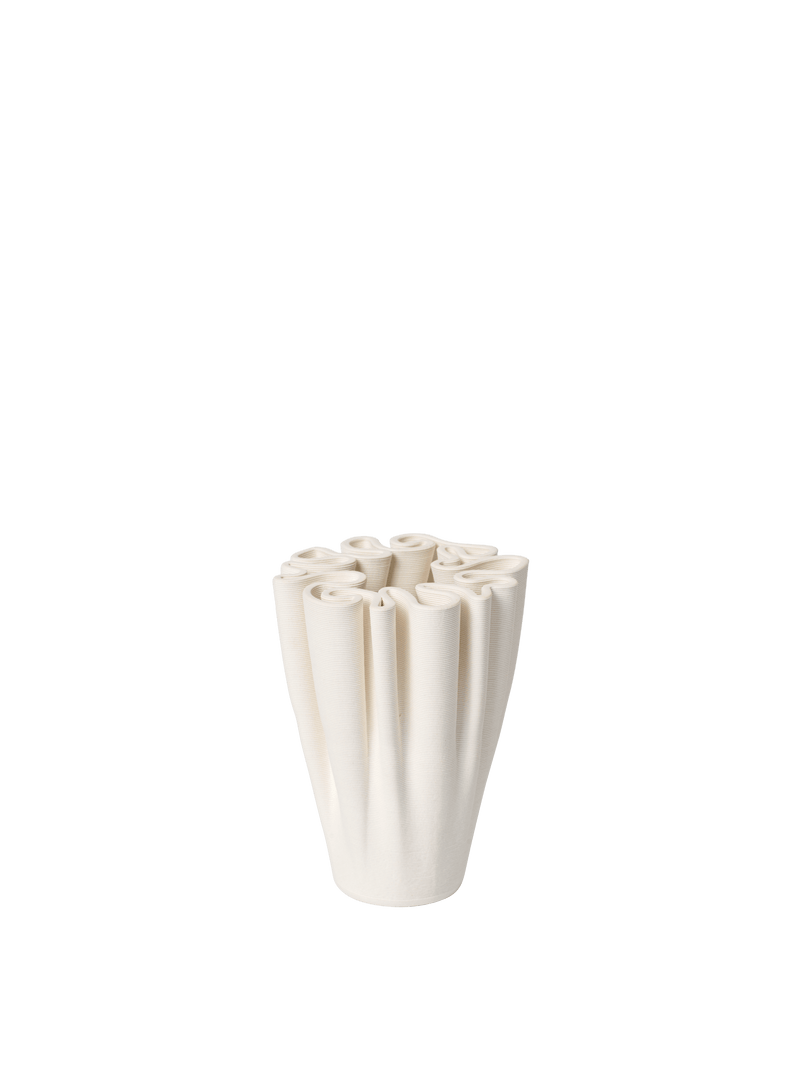 Ferm Living Off - White Dedali Vase  - Small