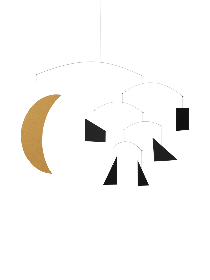 Ferm living Phase Mobile - Black/Gold