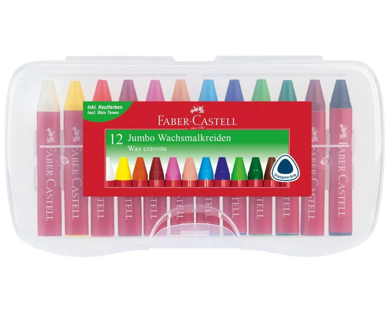Faber Castell Wax Crayons Jumbo ( Box of 12)