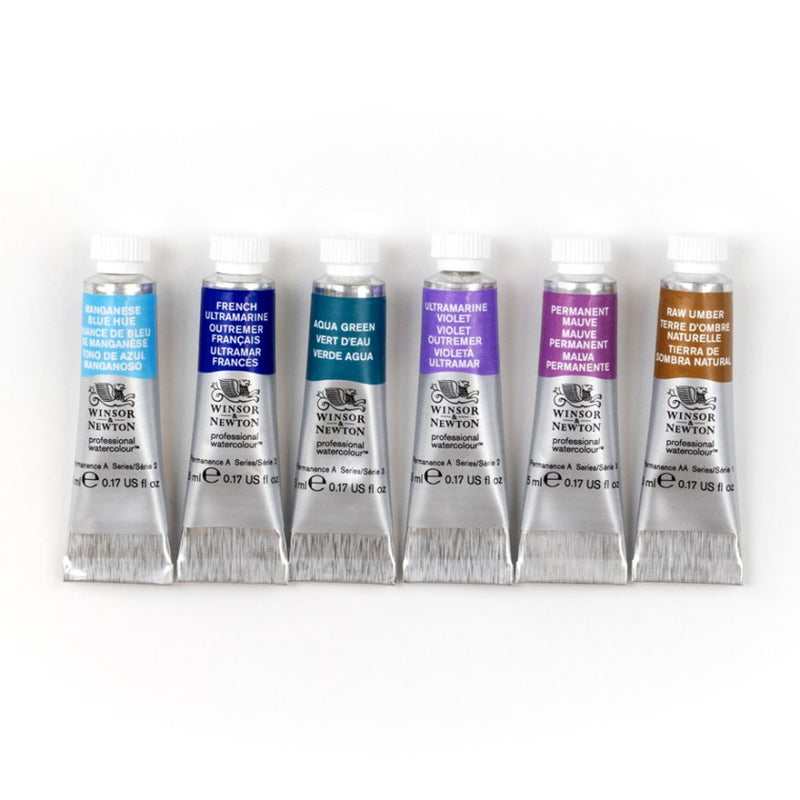 Winsor & Newton Professional Watercolour Granulating Set (Set of 6)