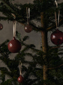 Glass Baubles Small Set of 3 Roseate Opaque
