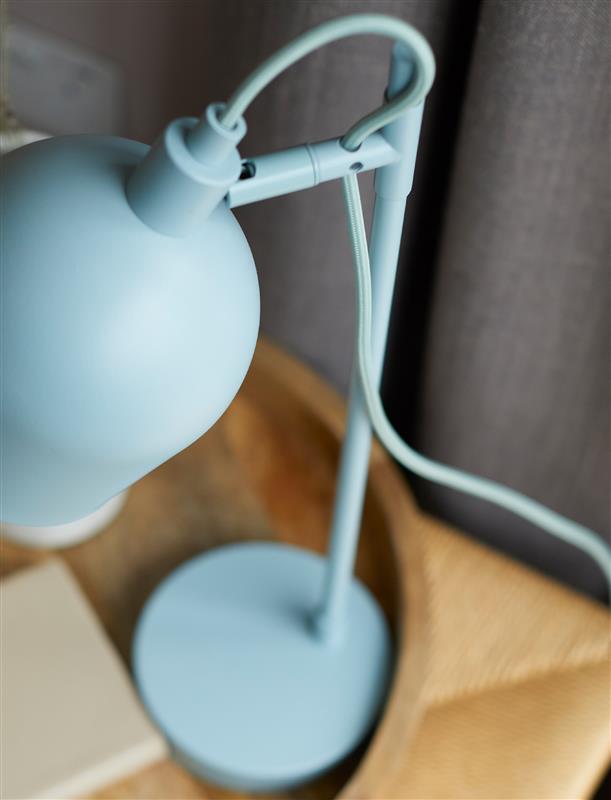 Grafton Desk Lamp in Tarn Blue