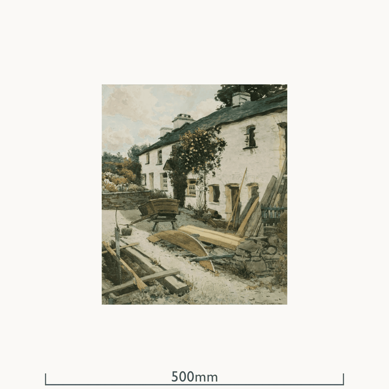 Joiners Shop, Haws Bank, Coniston by Alfred Heaton Cooper (1863 - 1929)