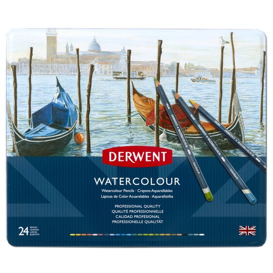 Derwent Watercolour Pencils (Set of 12, 24 or 36)