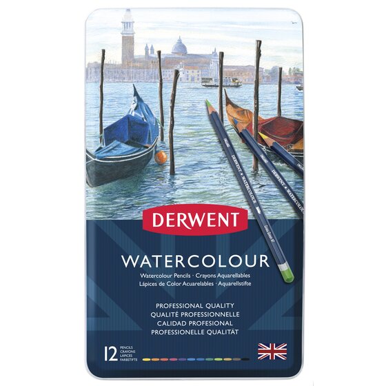 Derwent Watercolour Pencils (Set of 12, 24 or 36)