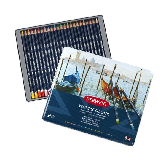 Derwent Watercolour Pencils (Set of 12, 24 or 36)