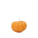 Pumpkin Figure Candle, Burned Orange