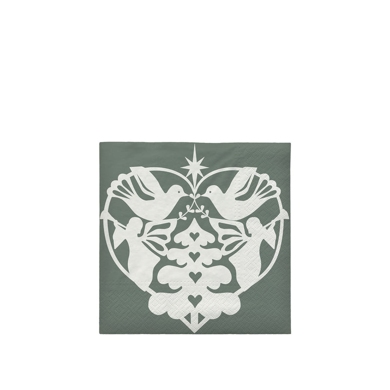 Nostalgia Paper Green Leaf Green/Off White