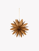 Maddox Christmas Curved Paper Star - Nutmeg