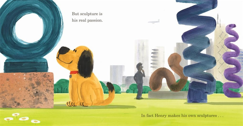 Henry the Artistic Dog By Justin Worsley (HB)