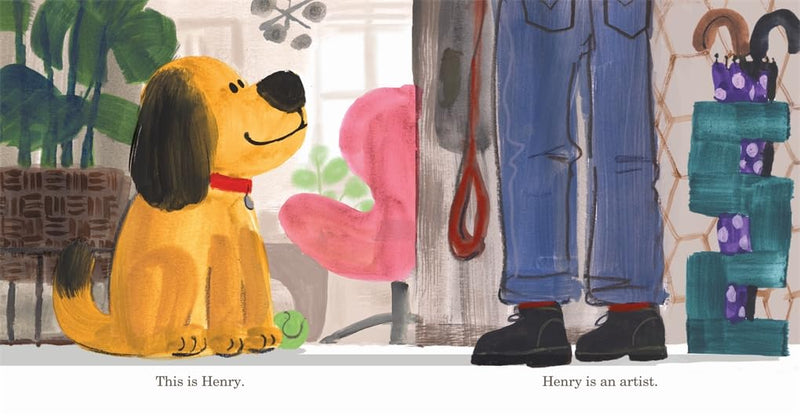 Henry the Artistic Dog By Justin Worsley (HB)