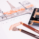 Conte a Paris Sketching and Drawing Pencils Set (12 Assorted)
