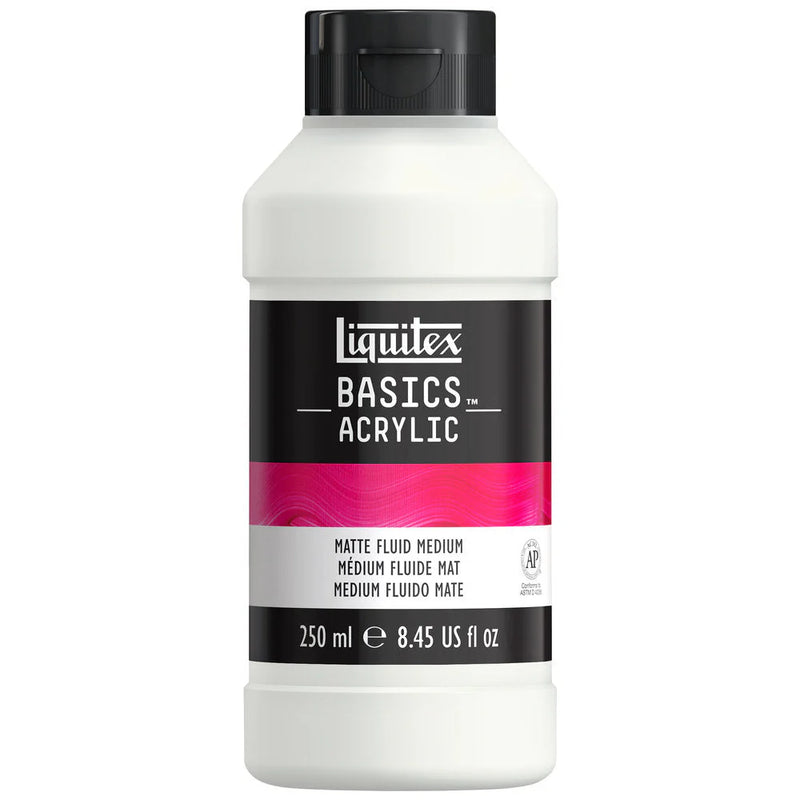 Liquitex Basics Acrylic Additive Matte Fluid Medium 250ml