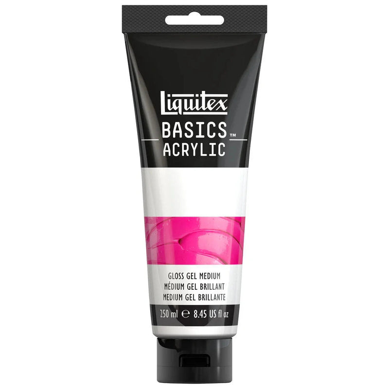 Liquitex Basics Acrylic Additive Gloss Gel Medium 250ml