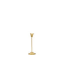 Ria Candle Holder , Brass Finish and Metal