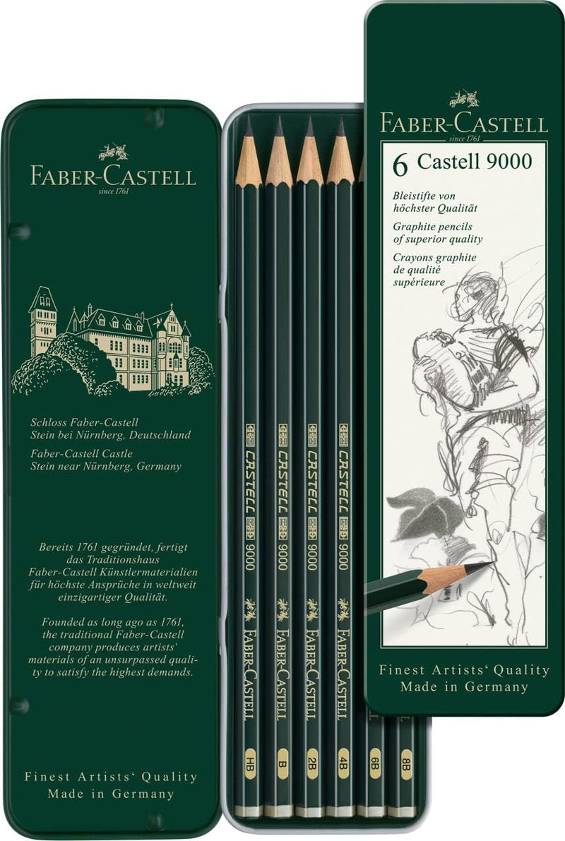 Faber Castell 9000 Set (Set of 6)