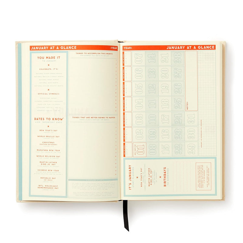 Big Plans Undated Standard Daily Planner