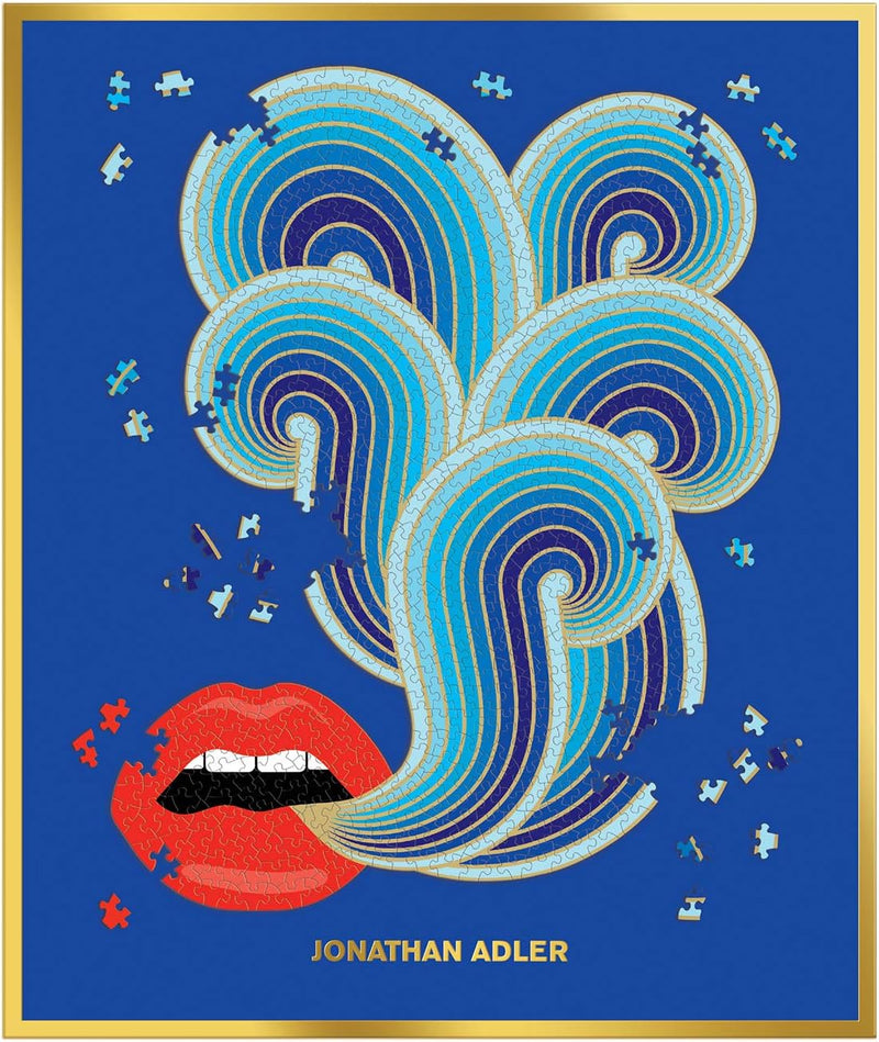 Jonathan Adler Jigsaw Puzzle: Lips (750 Piece)