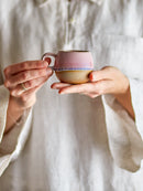 Paula Espresso Cup, Rose, Stoneware