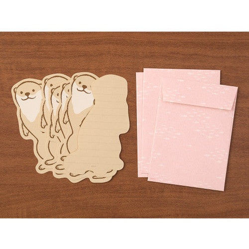 Midori Otter Die-cut Letter Set