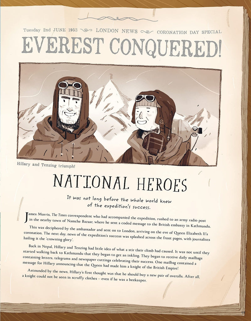 Everest The remarkable story of Edmund Hillary and Tenzing Norgay by Alexandra Stewart