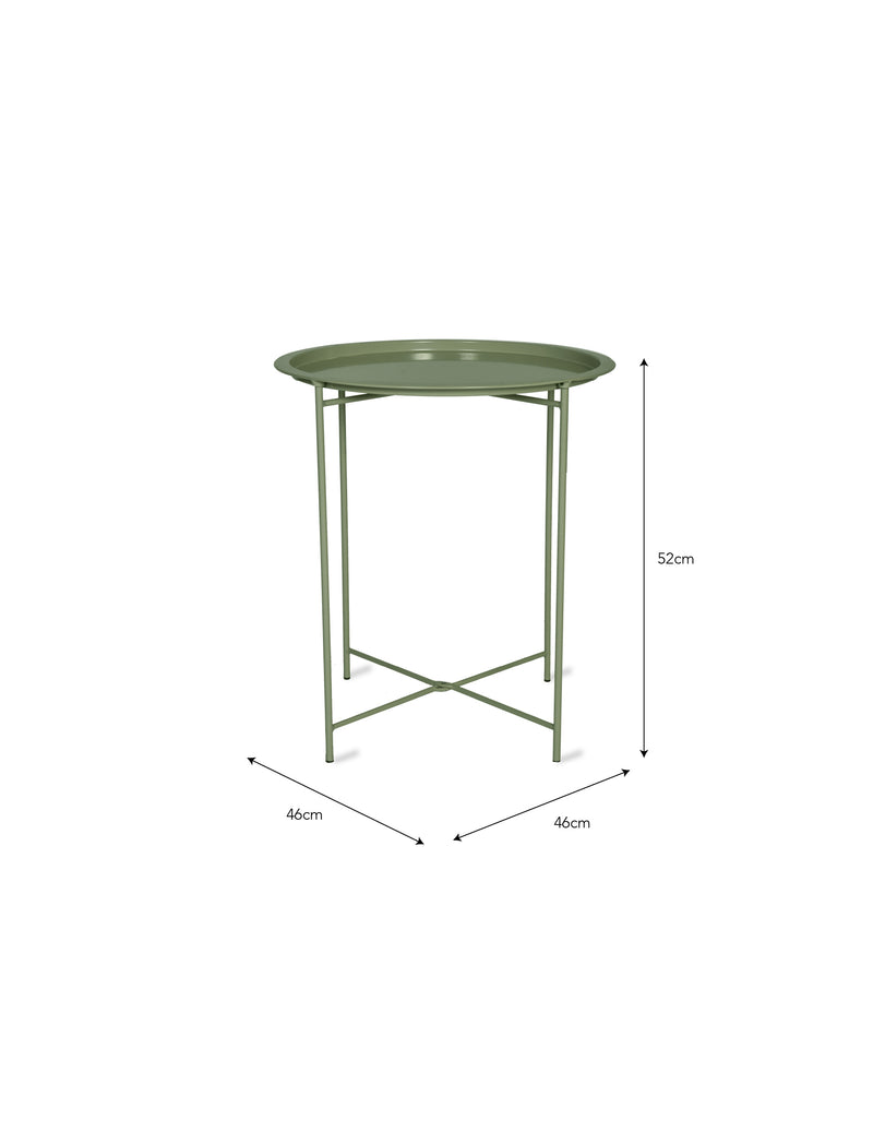 Rive Droite Side Table Thistle Green