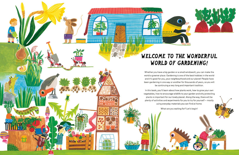 Little Gardeners Handbook by Michael Holland and Maria Dek
