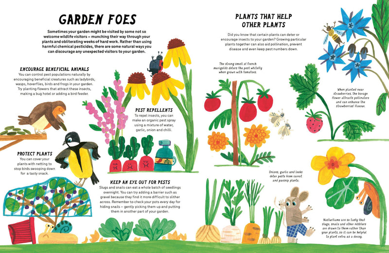 Little Gardeners Handbook by Michael Holland and Maria Dek