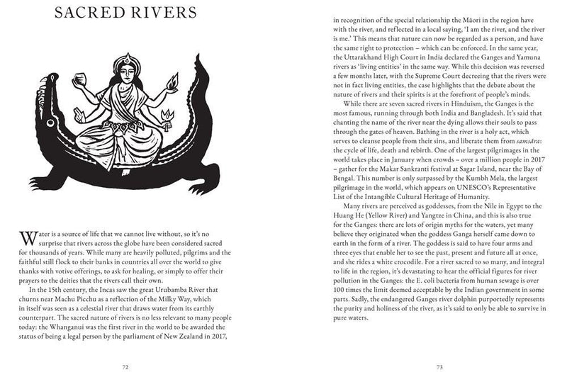 The Treasury of Folklore: Waterlands, Wooded Worlds and Starry Skies by Dee Dee Chainey & Willow Winsham