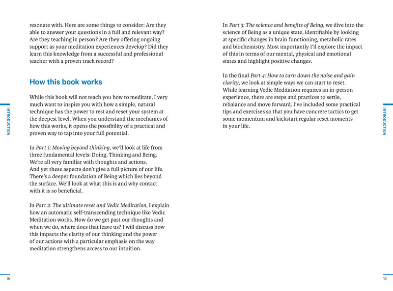 Do Reset: Meditate, Move Beyond thinking, Find Clarity by Jillian Lavender