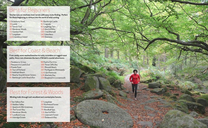 Wild Running: 150 Great Adventures on the Trails and Fells of Britain by Jen & Sim Benson