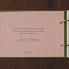 Ringbound Fabric Covered Sketchbook Moss Green - White Paper