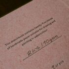 Ringbound Fabric Covered Sketchbook Moss Green - White Paper