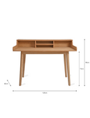 Ashwicke Desk with Storage 'Natural'