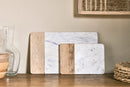 Bwari Small Marble Board - White