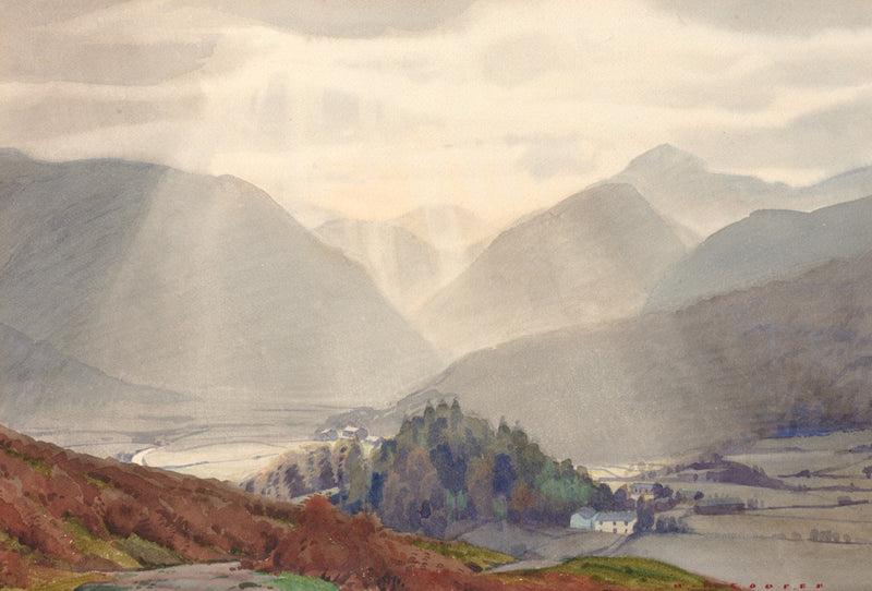 Borrowdale c.1930 - Original Painting by William Heaton Cooper R.I. (1903 - 1995)