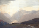 Borrowdale from The Watendlath Track by William Heaton Cooper R.I. (1903 - 1995)