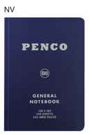 Penco Soft PP Notebook B6 Grid Navy