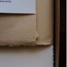 Deckle Edged Paper Box - Small Ivory