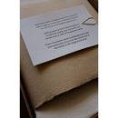 Deckle Edged Paper Box - Small Ivory