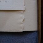 Deckle Edged Paper Box - Small Cloth Blue