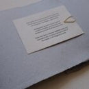 Deckle Edged Paper Box - Small White